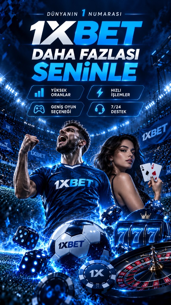 1xBet üyelik mobil